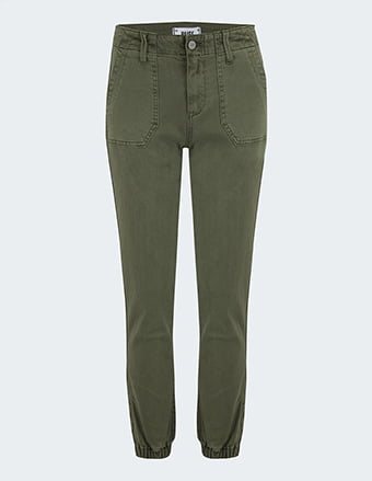 PAIGE - Mayslie Jogger In Vintage Ivy Green