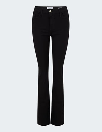 FRAME - Le Mini Boot Jean In Film Noir