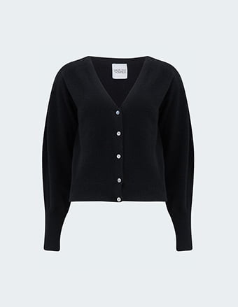 MADELEINE THOMPSON - Holly Cardigan In Black