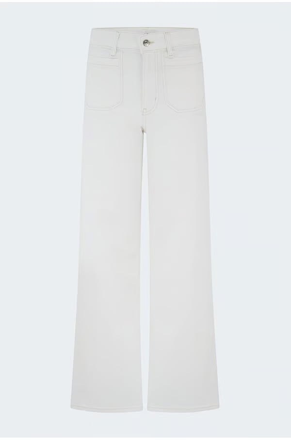 slim palazzo with modernist pockets in au natural clean