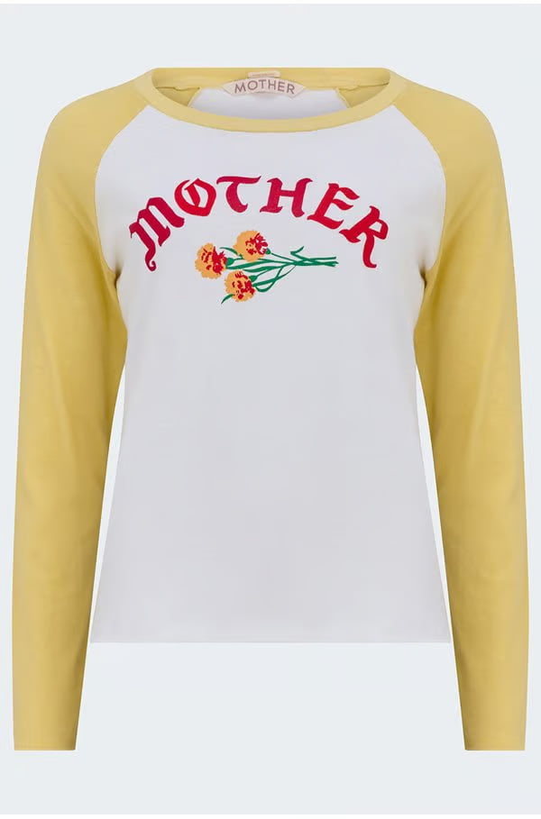 the vintage sporty concert top in mother flower