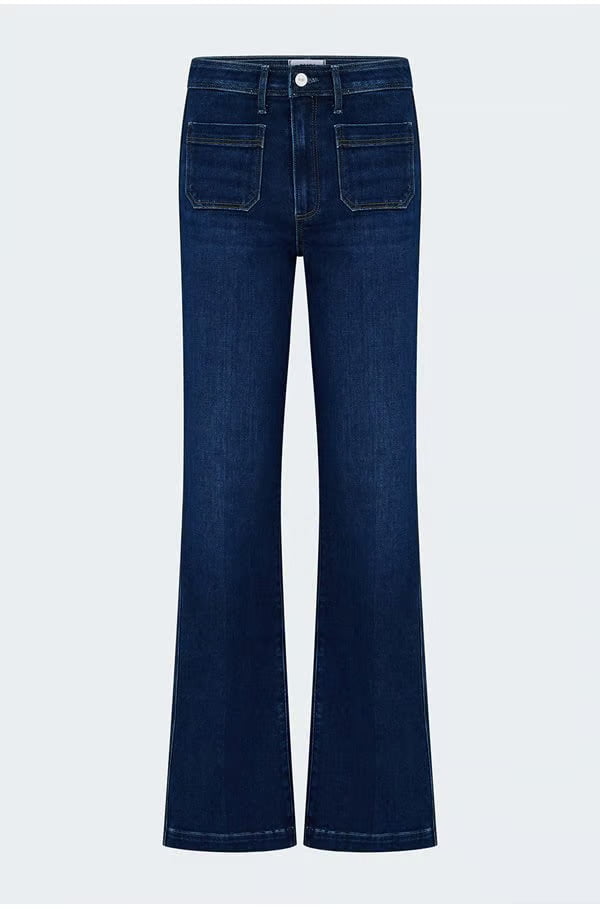 leenah wide jean with patch pockets in cambres