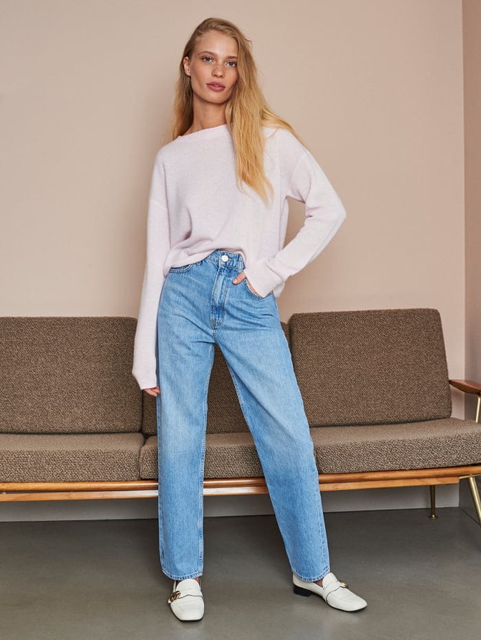 How to Wear Straight-Leg Jeans Outfits