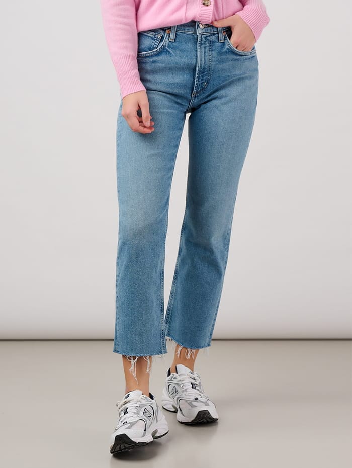 How to Wear Cropped Jeans In Winter - Straight A Style  Cropped jeans  outfit, Cropped jeans, Cropped boyfriend jeans