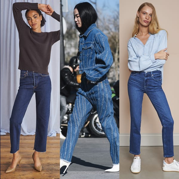 Fashion experts explain how to style straight leg jeans