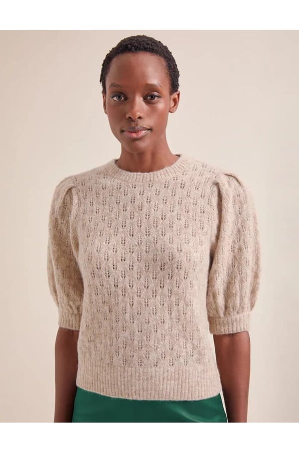 jolie jumper in taupe 