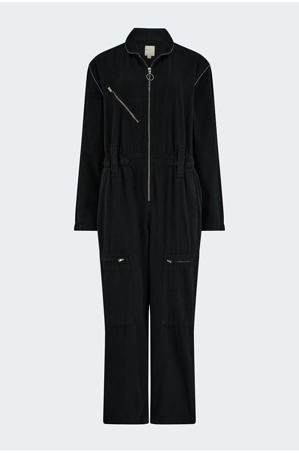 amelia jumpsuit in black denim