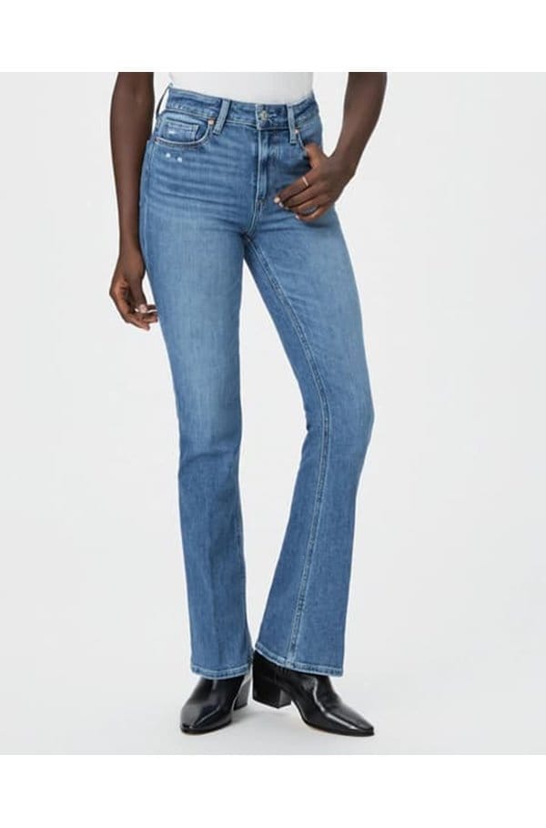 high rise laurel canyon bootcut jean in rock show