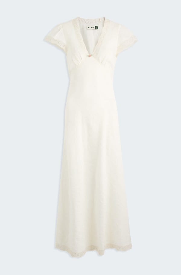 clarice dress in cream