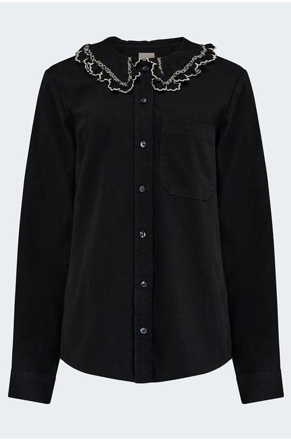 delilah blouse in black