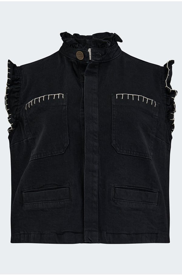 pablo waistcoat in vintage black