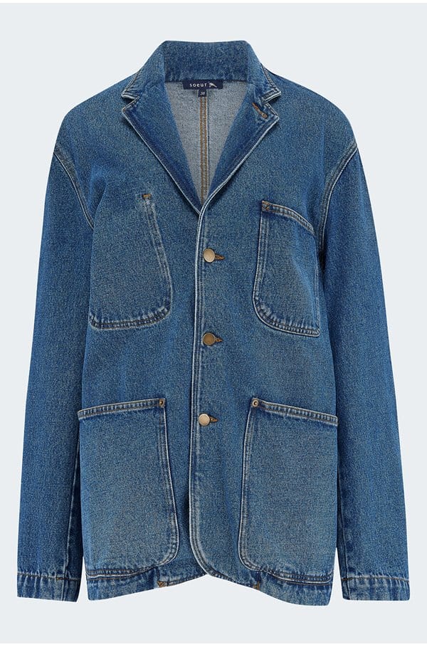 charlize jacket in bleu