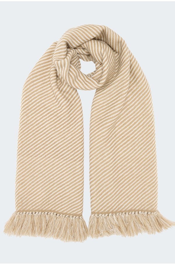 myriam scarf in ivory sable