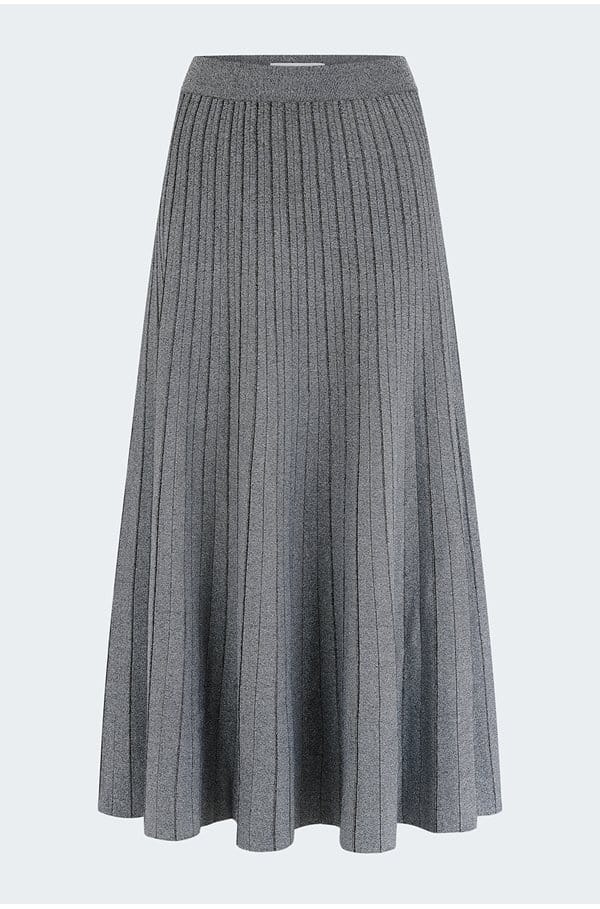 colette skirt in silver