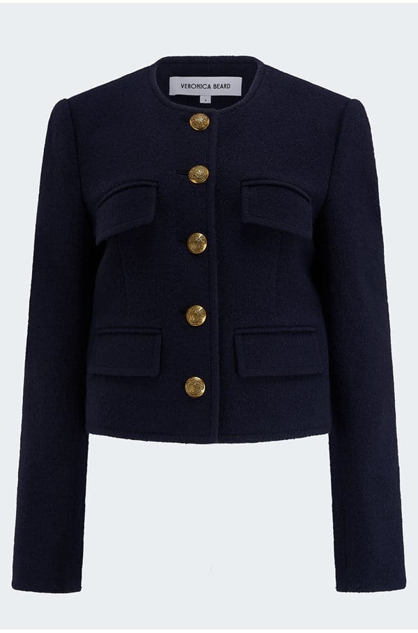 leslie jacket in navy