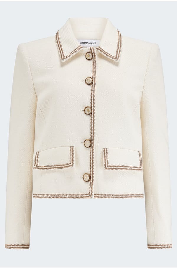 makayla jacket in ivory