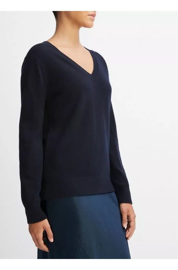 weekend v neck sweater in coastal