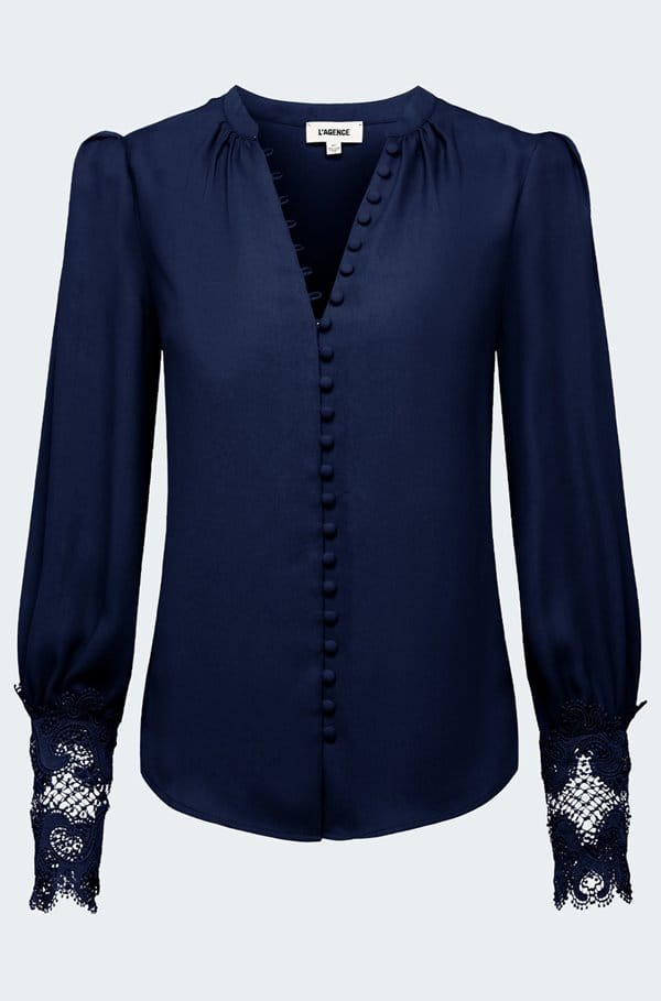 ava blouse in midnight