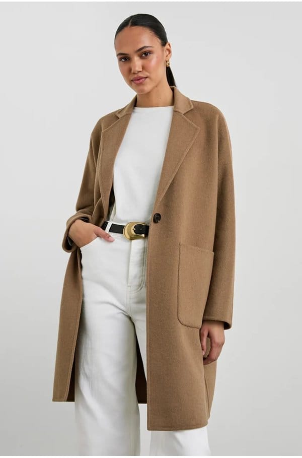 everest coat in camel