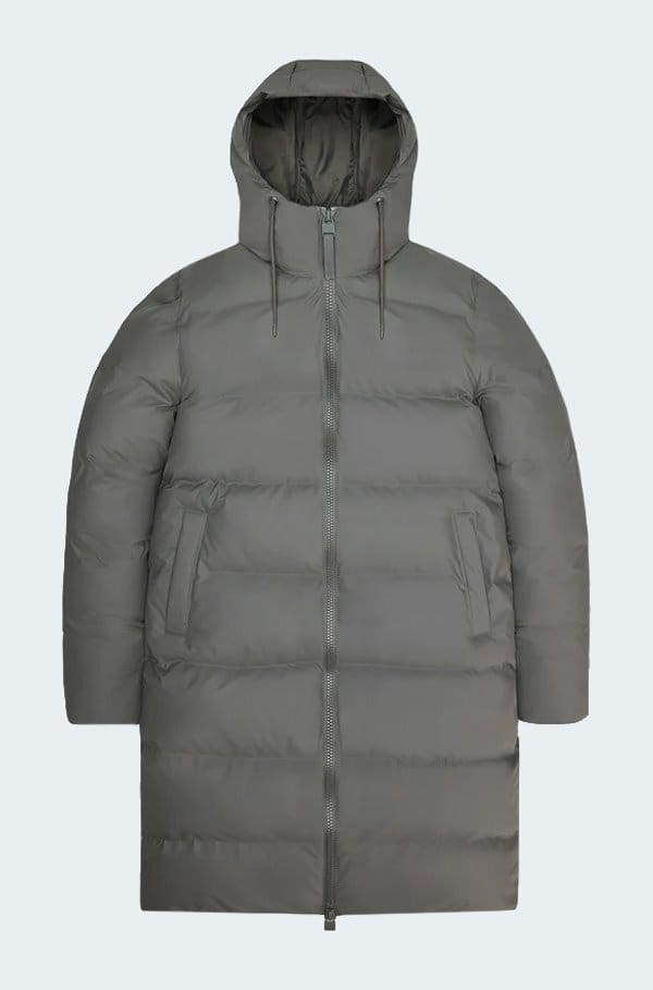 long puffer in grey