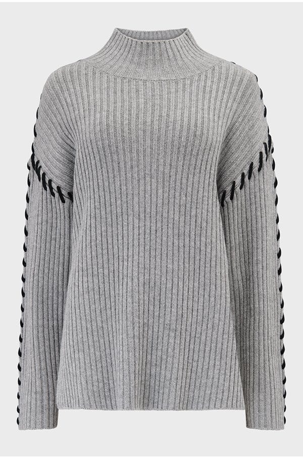 liam jumper in heather grey