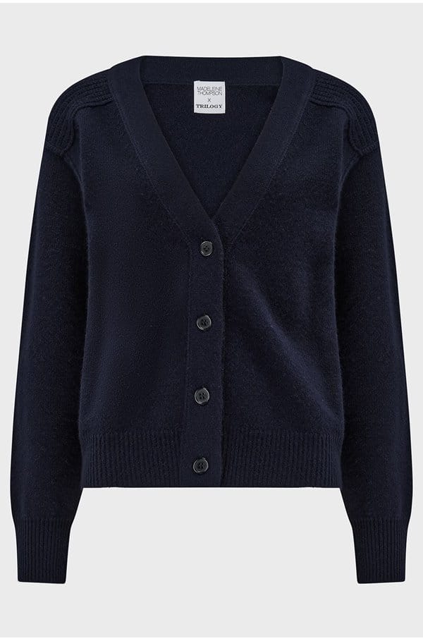 lux cardigan in navy