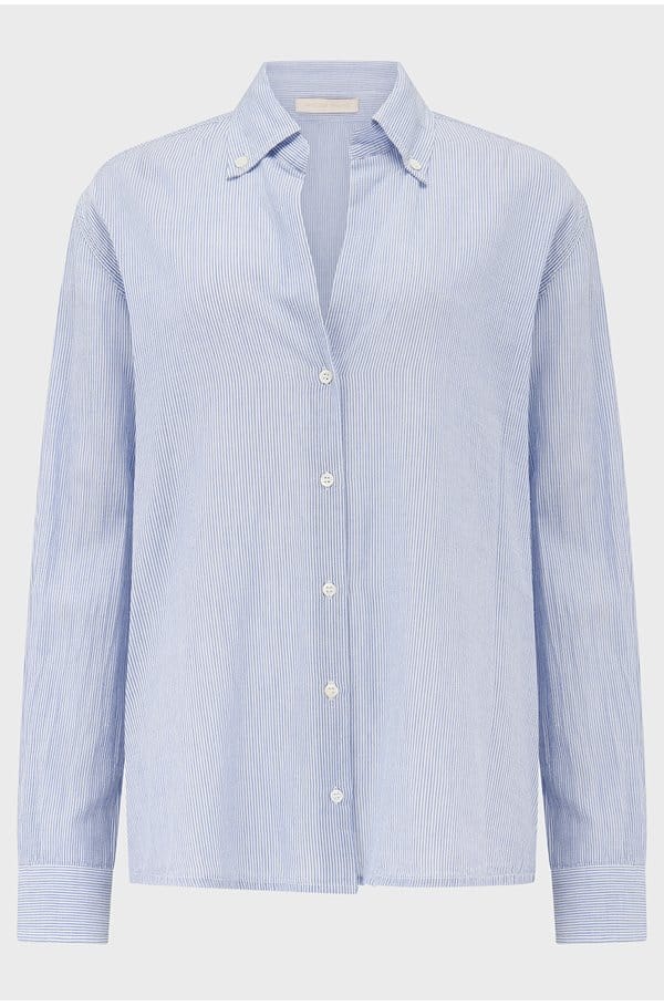 druyat shirt in blanc bleu