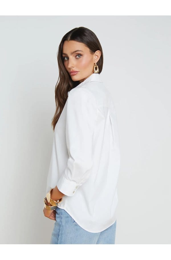 daniella blouse in white