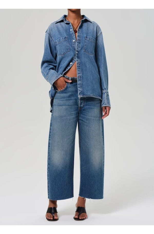 ayla crop jean in doheny