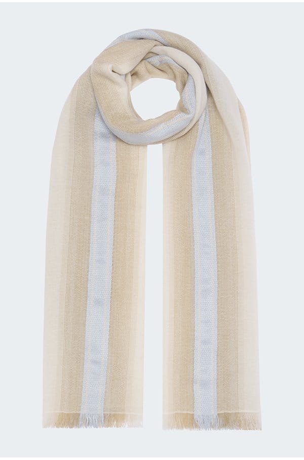 james scarf in ivory