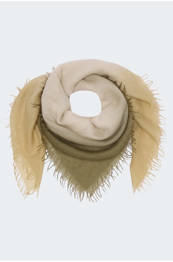 tinos scarf in khaki