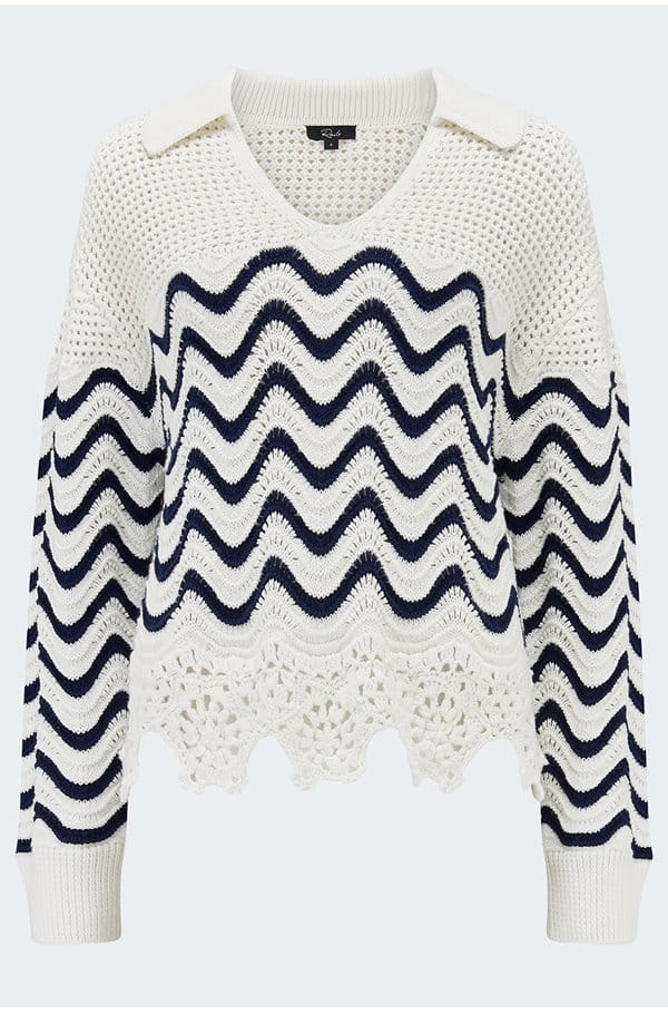 louise jumper in wave stripe