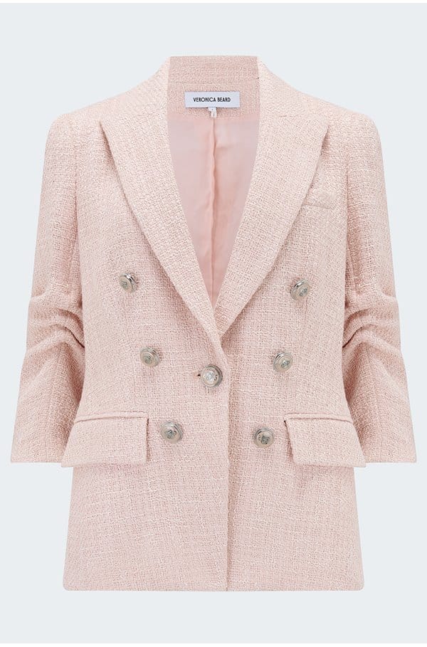 ryland dickey jacket in pink shell