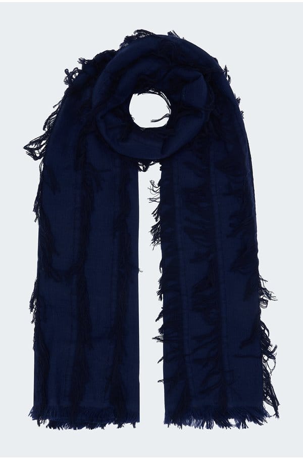 chacha scarf in navy