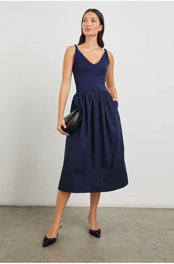 franca dress in navy