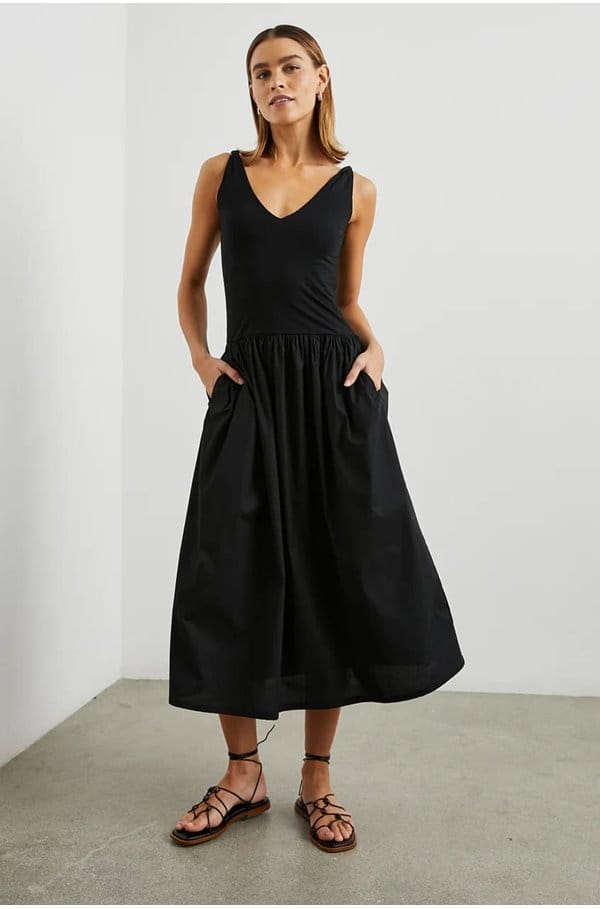 franca dress in black