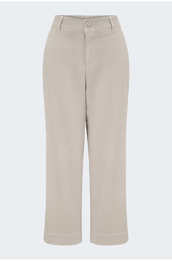 saige wide leg trouser in coastal stone