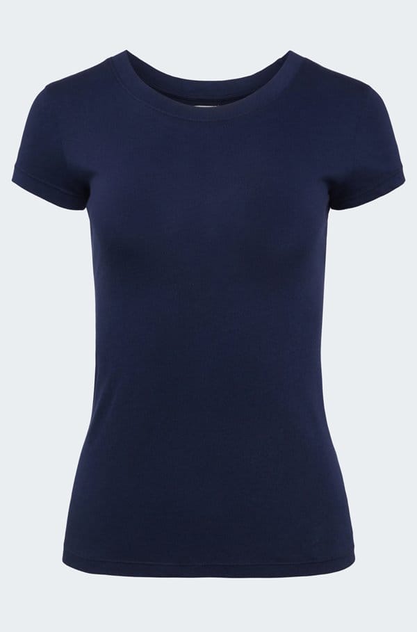 cory crew neck tee in navy