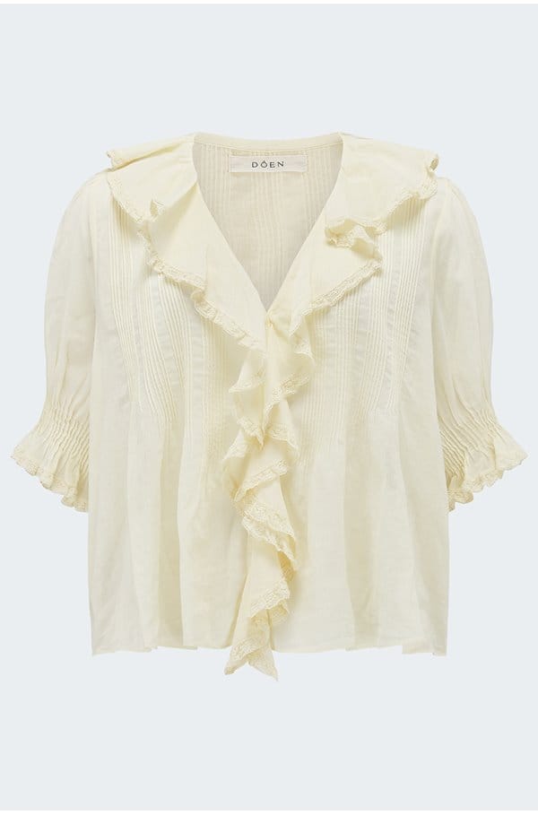 henri top in creme citron