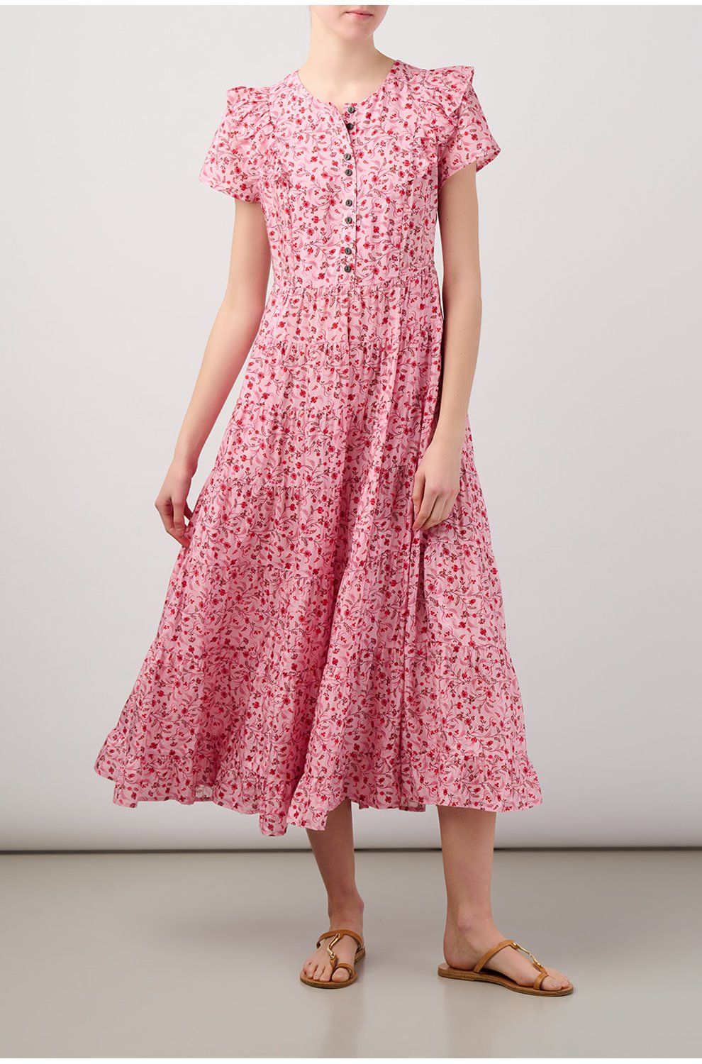 セット送料無料 Marylebone Midi Dress Sサイズ antique rose - 通販