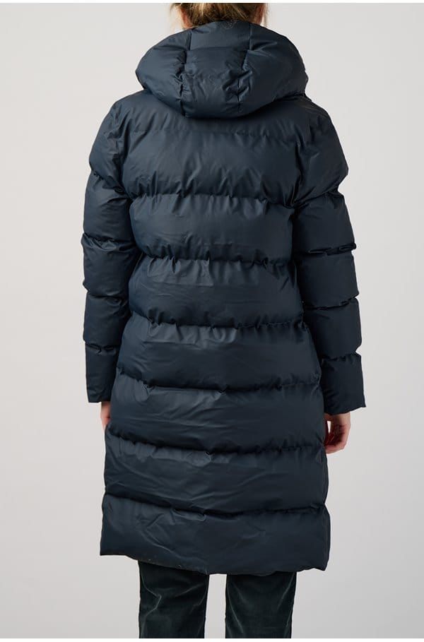 Trilogy Stores | Long Puffer Jacket in Navy