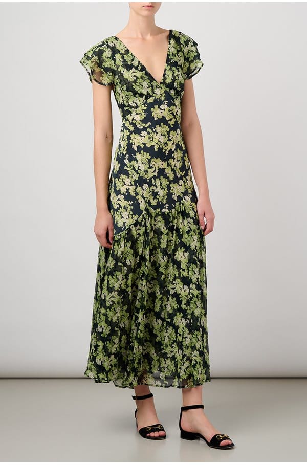 Trilogy Stores | Cinzia Dress in Marais Green Floral