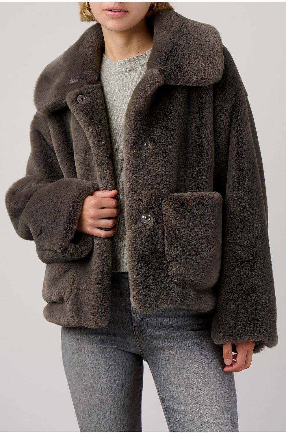 Trilogy Stores | Traci Coat in Grey