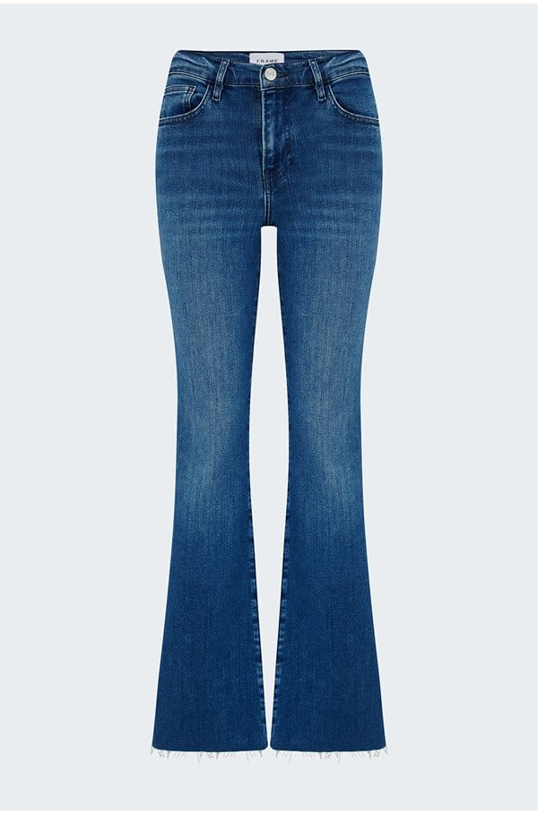 Tumble drying jeans