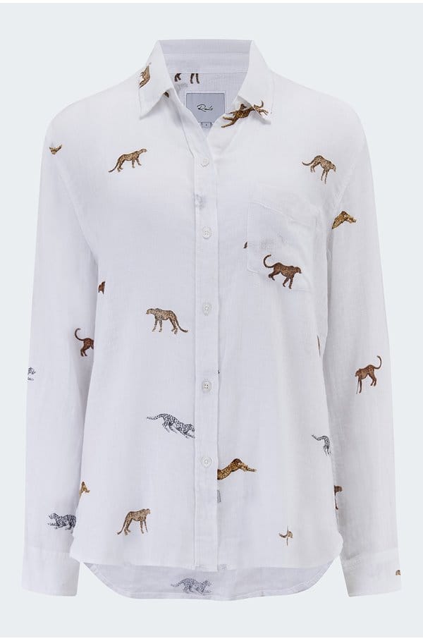 charli shirt in safari cheetah