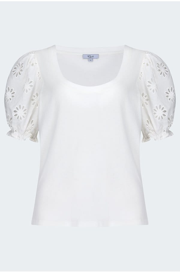 lilia top in white