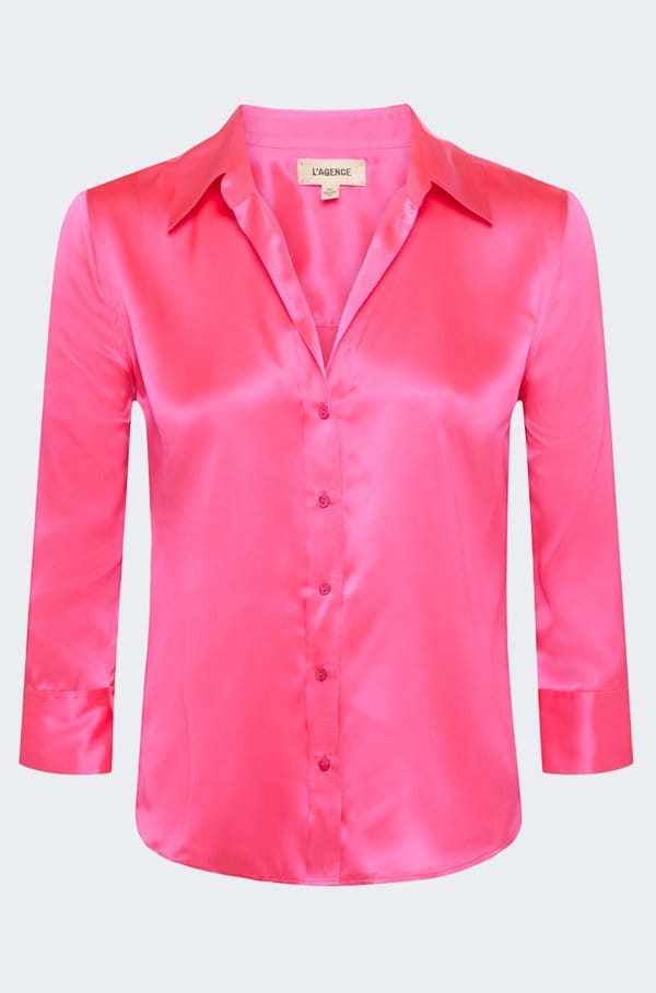 dani blouse in shocking pink