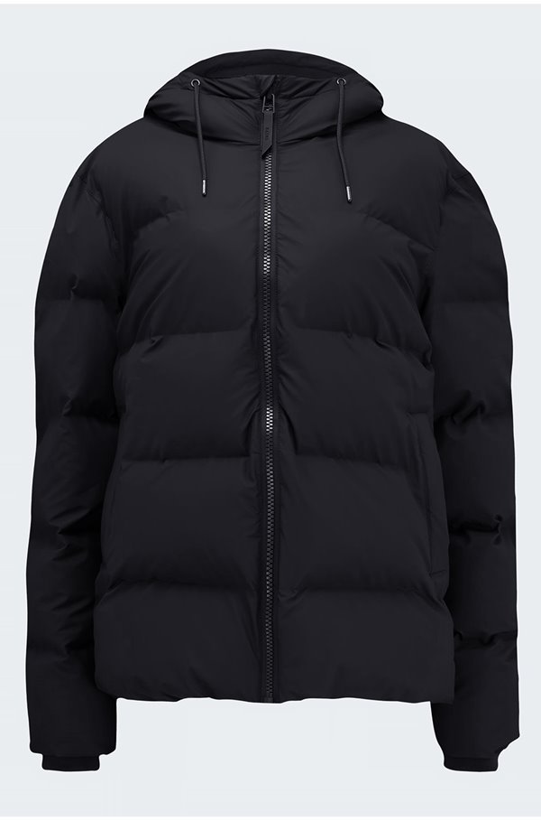 Rains - Puffer Jacket in Black