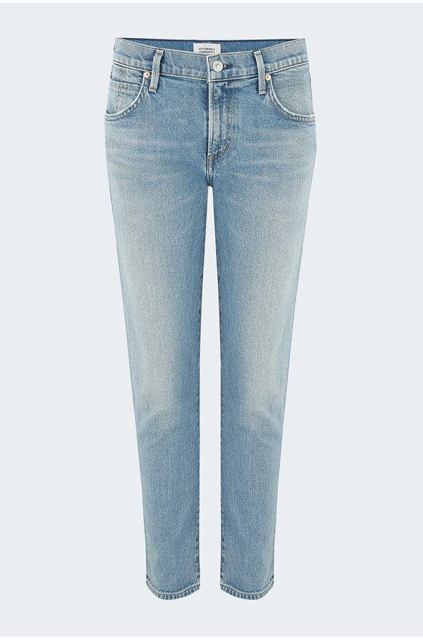 Trilogy Stores | Elsa Mid Rise Slim Crop Skinny Jean in Refresh