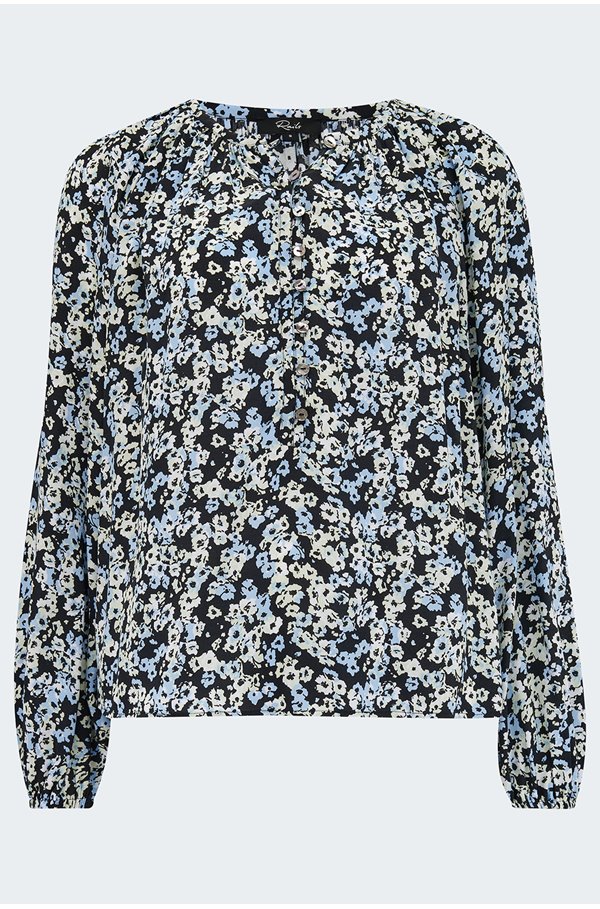 Rails Indi Top In Midnight Meadow Floral In Blue